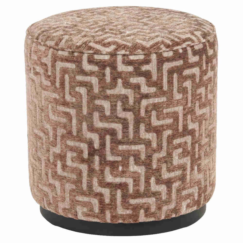 Pufas Lexie beige chevron 45Ø (Kopija), Lima Design, Minkštieji baldai, Richmond interiors, pufas
