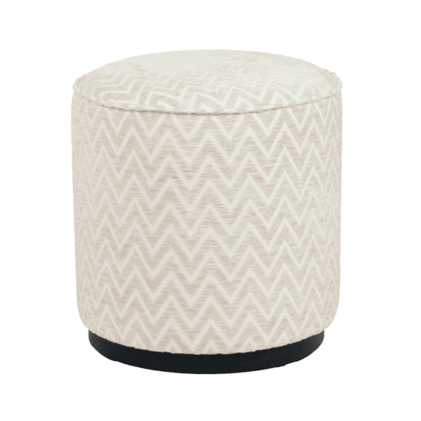Pufas Lexie beige chevron 70Ø (Kopija), Lima Design, Minkštieji baldai, Richmond interiors, pufas