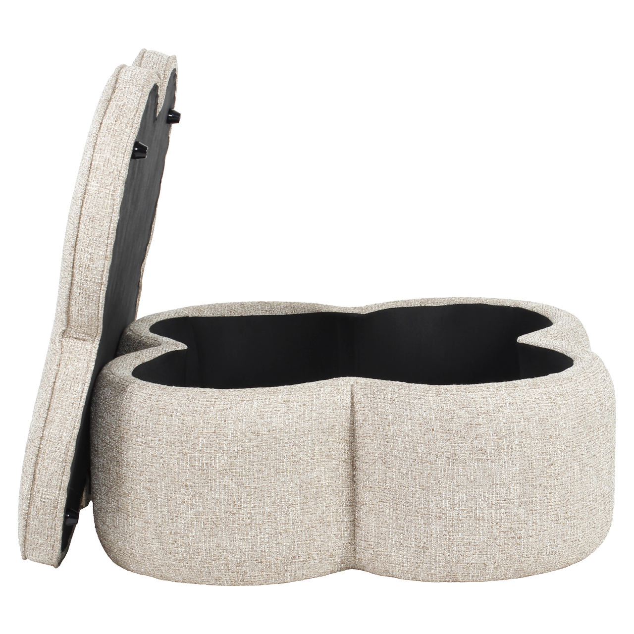 Pufas Corbeau sand tweed 6 Pufas Anderson (Kopija), Lima Design, Lima Design, Individualiai gaminamas baldas Limadesign,