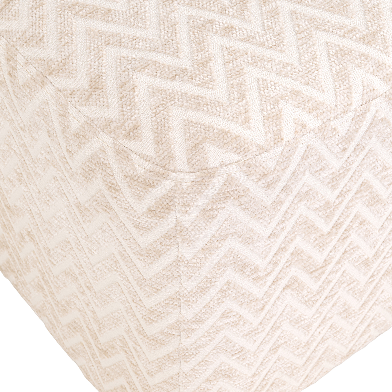 Pufas Ciela beige chevron 2 Pufas Cupid beige angora (Kopija), Lima Design, Minkštieji baldai, Richmond interiors, pufas