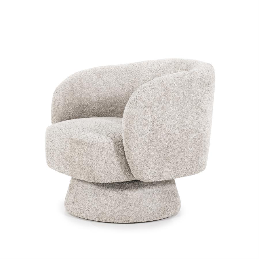 Fotelis Balou | 230176 2 Fotelis Balou, pilkai rudos spalvos, 78×81×77 cm