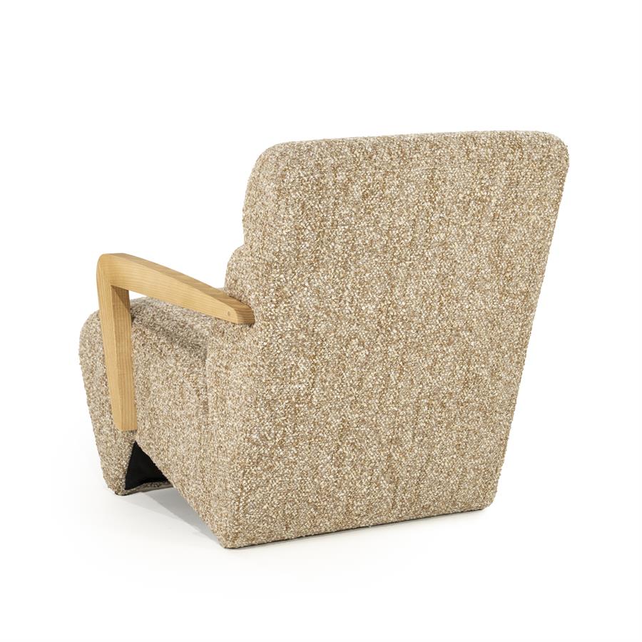 Fotelis Olek 96499 5 Fotelis Olek, taupe spalvos, 88x69x76 cm