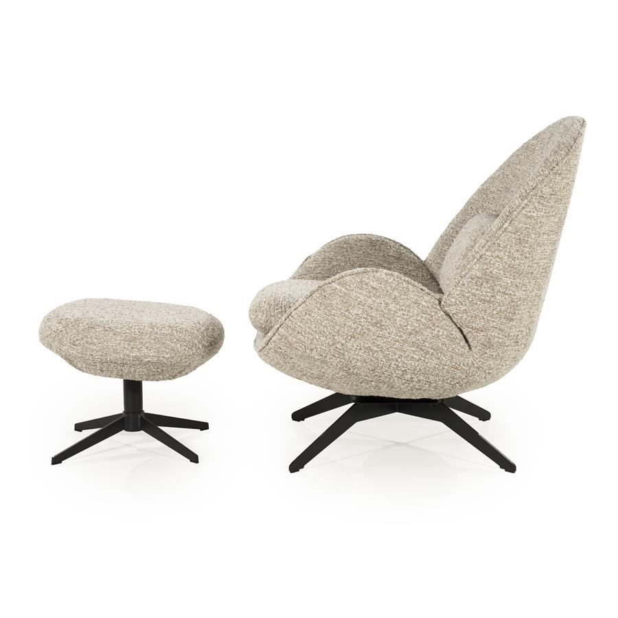 Fotelis Ryan 96453 3 Fotelis Ryan, taupe spalvos, 76x87x86,2 cm
