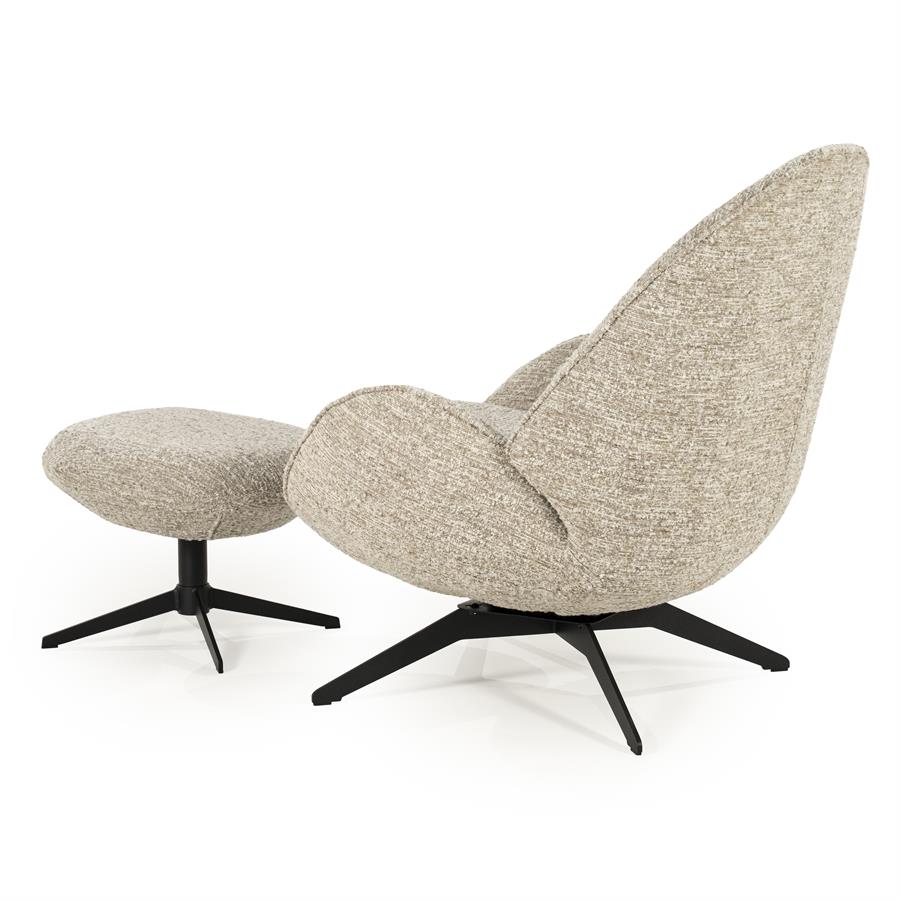 Fotelis Ryan 96453 4 Fotelis Ryan, taupe spalvos, 76x87x86,2 cm