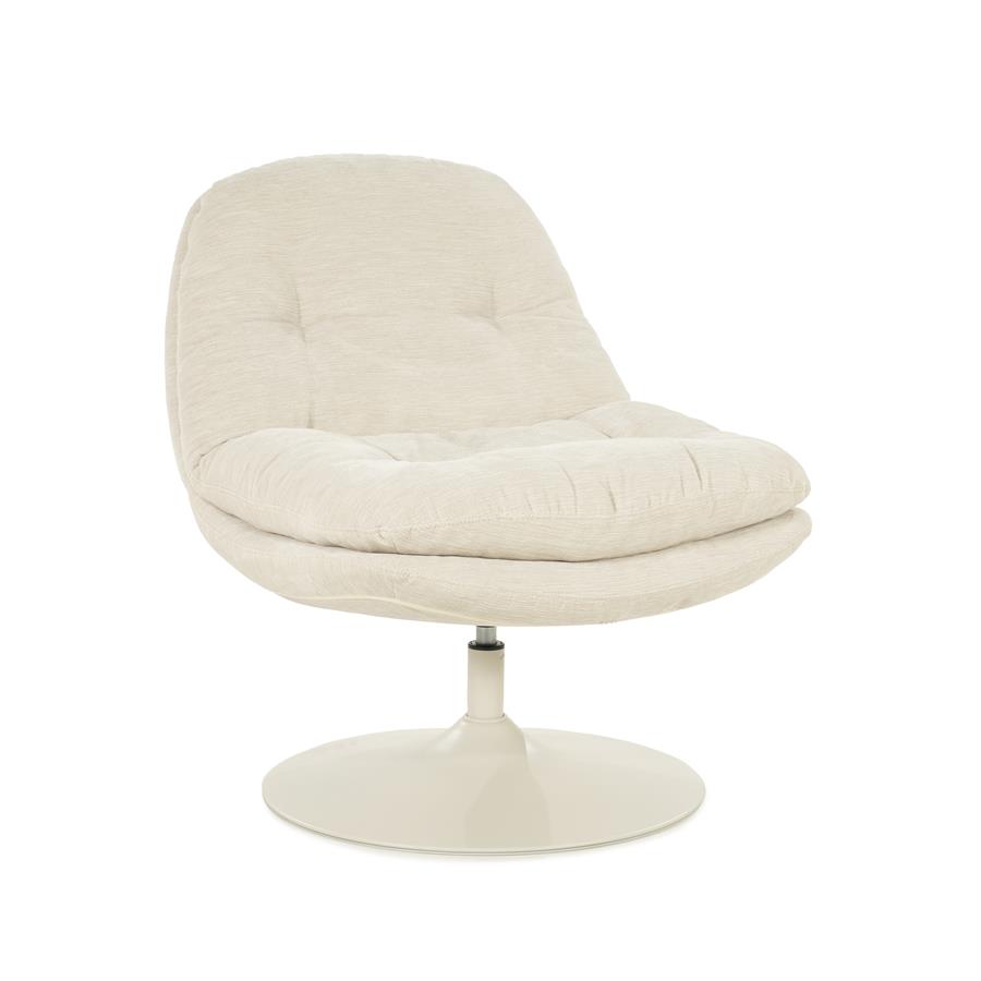 Fotelis Tromba | 250361 4 Fotelis Tromba, smėlio spalvos, 84×74×84 cm