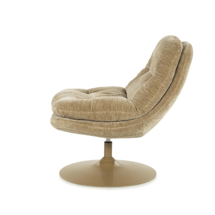 Fotelis Tromba | 250362 2 Fotelis Tromba, pilkai rudos spalvos, 84×74×84 cm