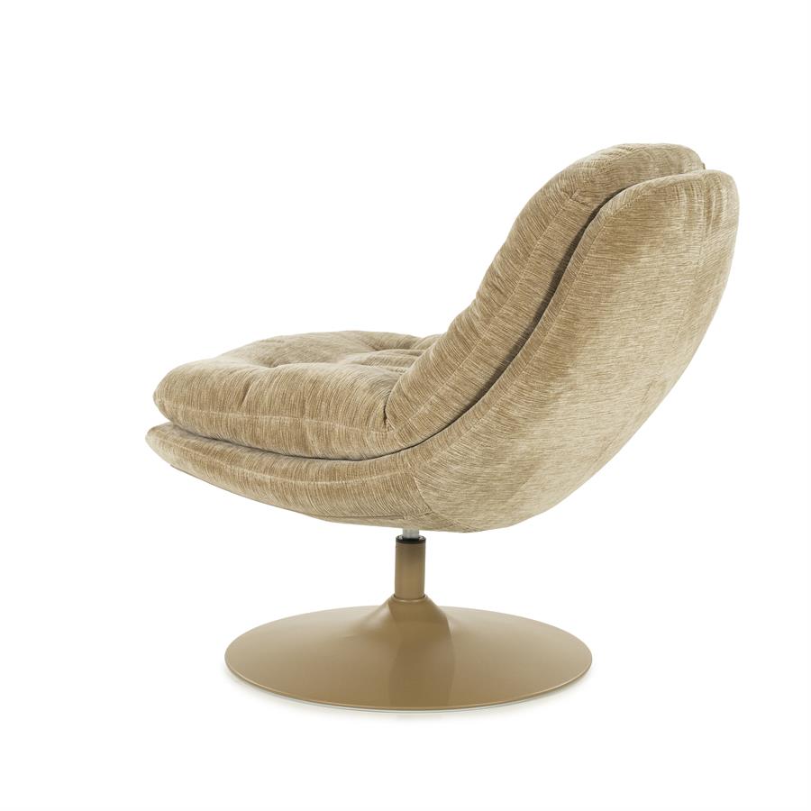 Fotelis Tromba | 250362 3 Fotelis Tromba, pilkai rudos spalvos, 84×74×84 cm