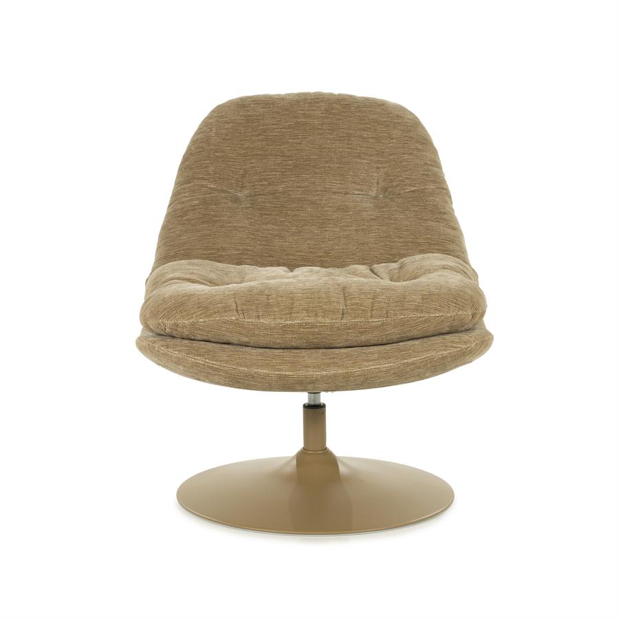 Fotelis Tromba | 250362 5 Fotelis Tromba, pilkai rudos spalvos, 84×74×84 cm
