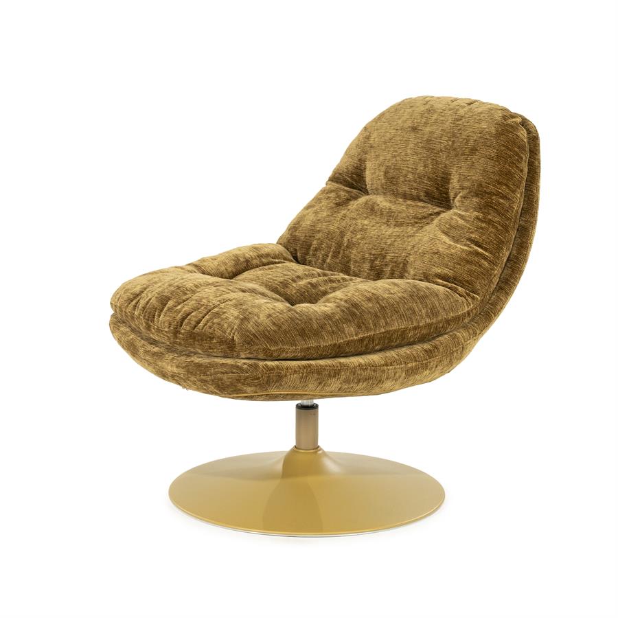 Fotelis Tromba | 250363 2 Fotelis Tromba, garstyčių spalvos, 84×74×84 cm
