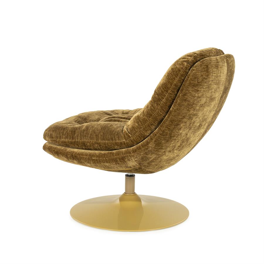 Fotelis Tromba | 250363 4 Fotelis Tromba, garstyčių spalvos, 84×74×84 cm