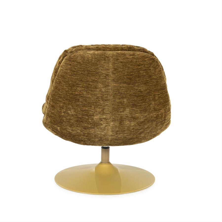 Fotelis Tromba | 250363 6 Fotelis Tromba, garstyčių spalvos, 84×74×84 cm