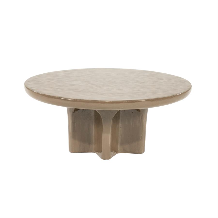 Kavos staliukas Circolo large | 260237 2 Kavos staliukas Circolo large, tamsiai rudas, 80×80×32 cm