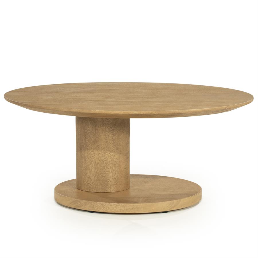Kavos staliukas Novia small 96538, natūrali, 90 × 60 × 35 cm