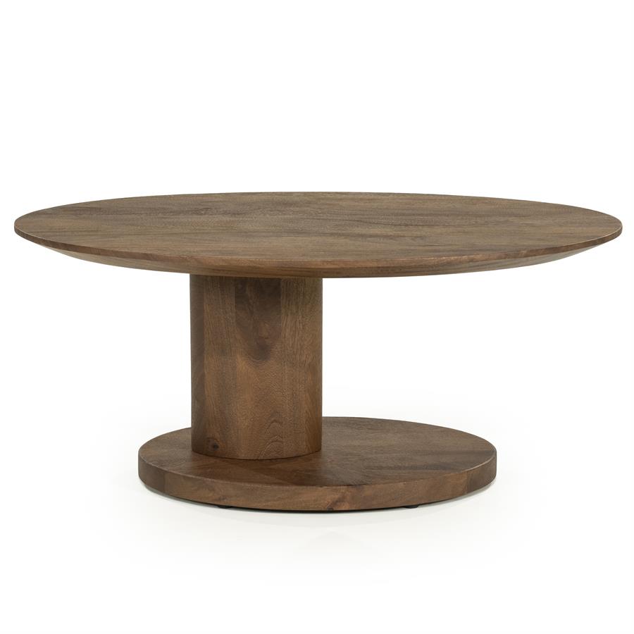 Kavos staliukas Novia small 96539, šviesiai ruda, 90 × 60 × 35 cm