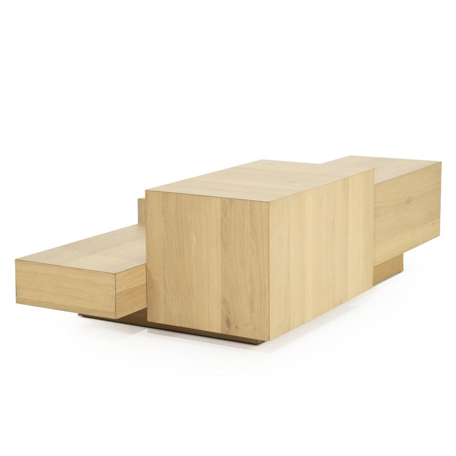 Kavos staliukas Quinten rectangular 96388 4 Kavos staliukas Quinten rectangular 96388, natūrali, 140 × 75 × 40 cm