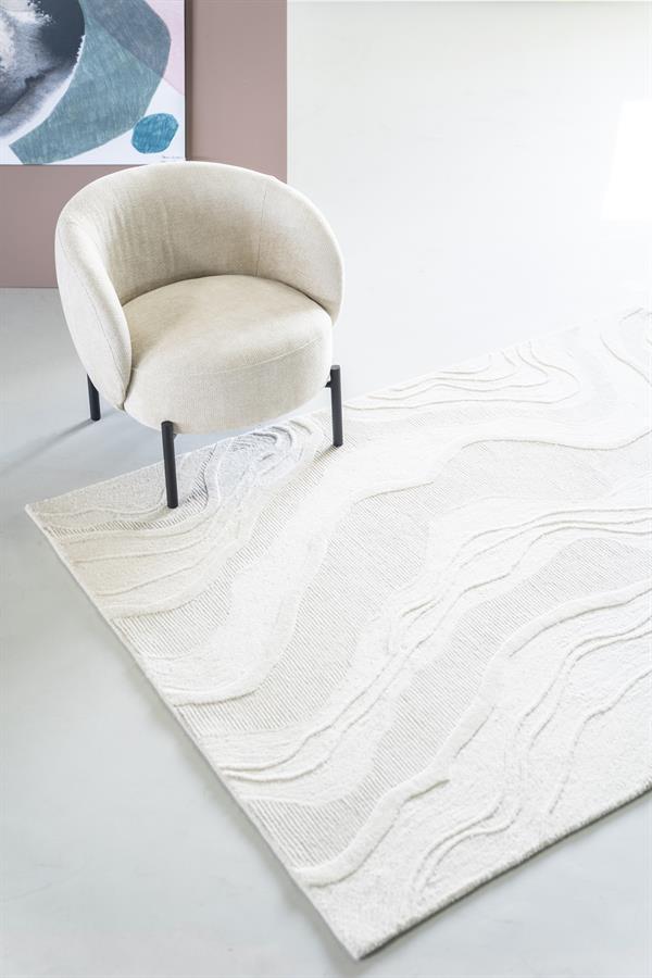 Kilimas Soil | 230271 13 Soil kilimas, baltos spalvos, 160 × 230 cm