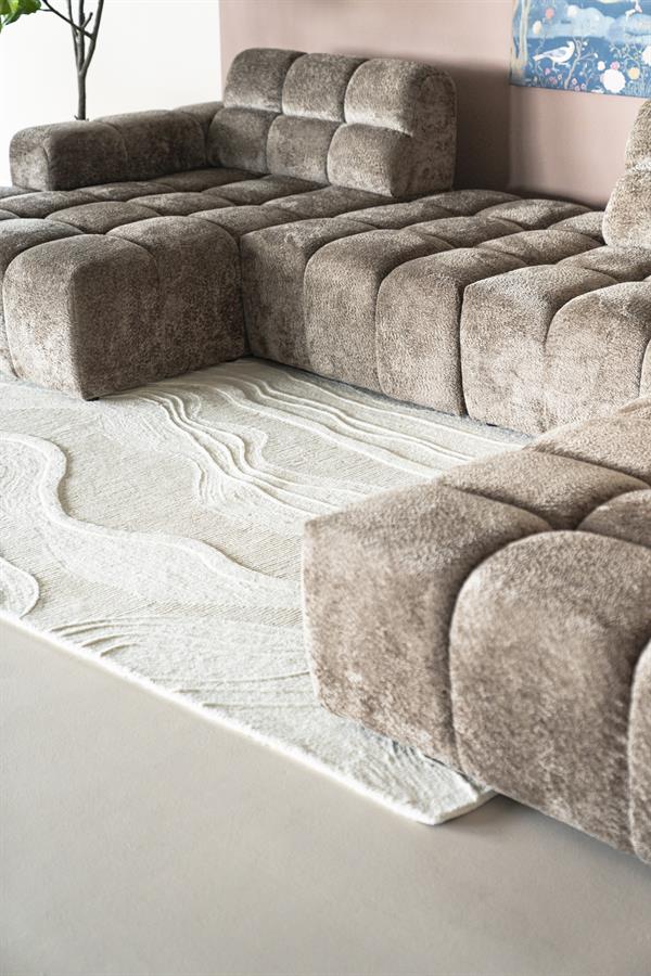 Kilimas Soil | 230271 8 Soil kilimas, baltos spalvos, 160 × 230 cm