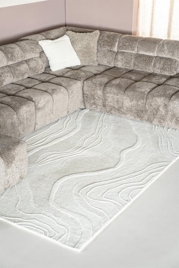 Kilimas Soil | 230272 4 Soil kilimas, baltos spalvos, 190 × 290 cm
