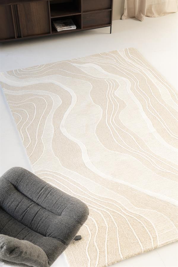 Kilimas Soil | 230281 3 Soil kilimas, smėlio spalvos, 160 × 230 cm