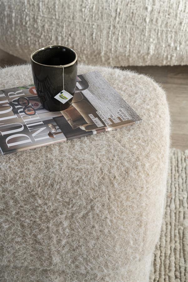 Pufas Kelso | 250010 6 Pufas Kelso, taupe spalvos, 40 × 40 × 40 cm
