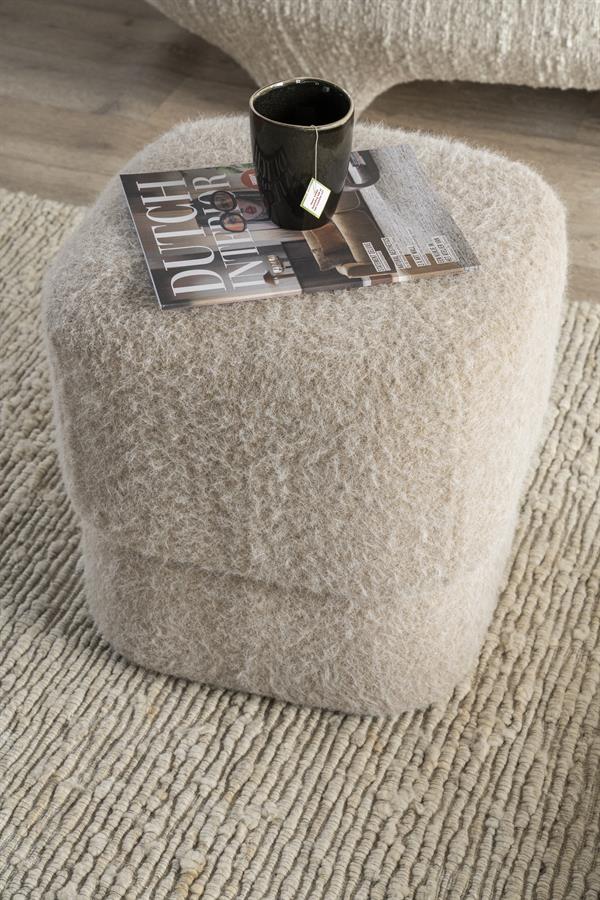Pufas Kelso | 250010 7 Pufas Kelso, taupe spalvos, 40 × 40 × 40 cm