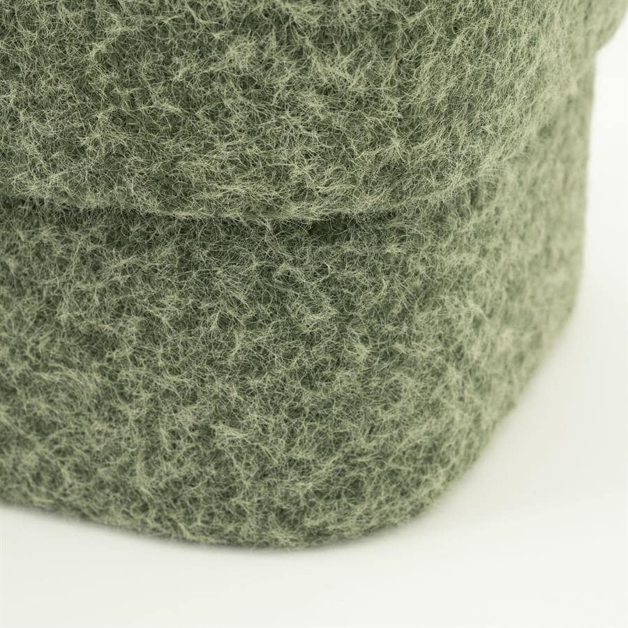 Pufas Kelso | 250013 4 Pufas Kelso, žalios spalvos, 40 × 40 × 40 cm