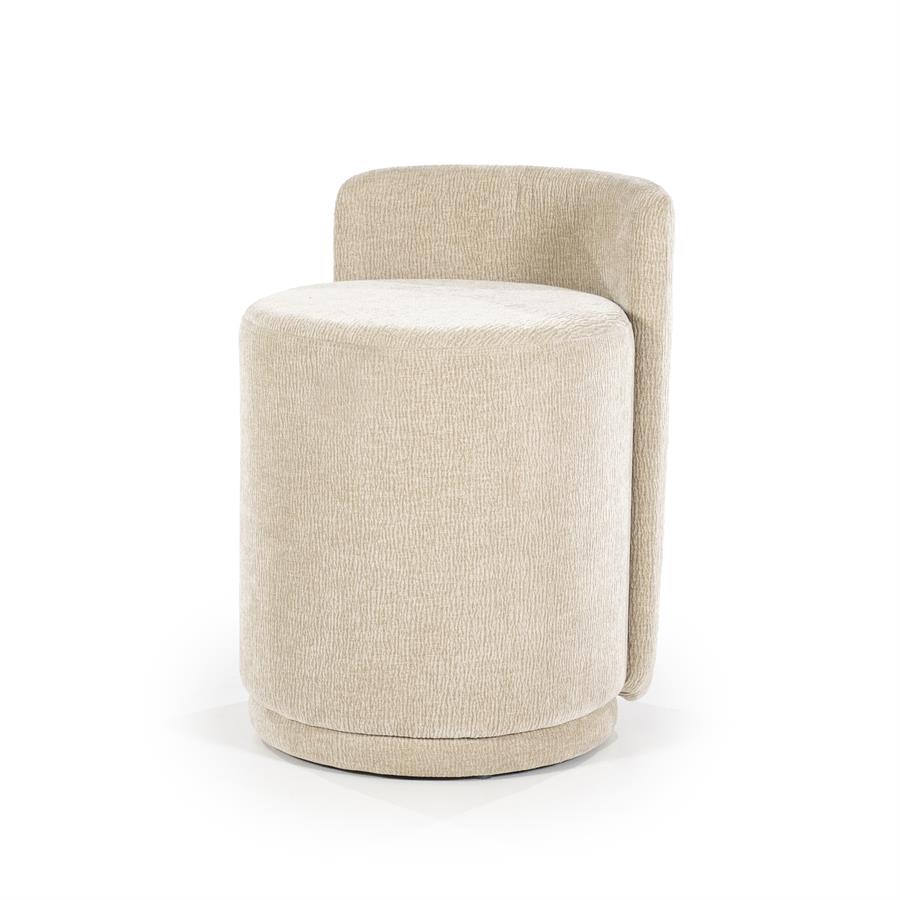 Pufas Marque, taupe spalvos, 43 × 48 × 63 cm