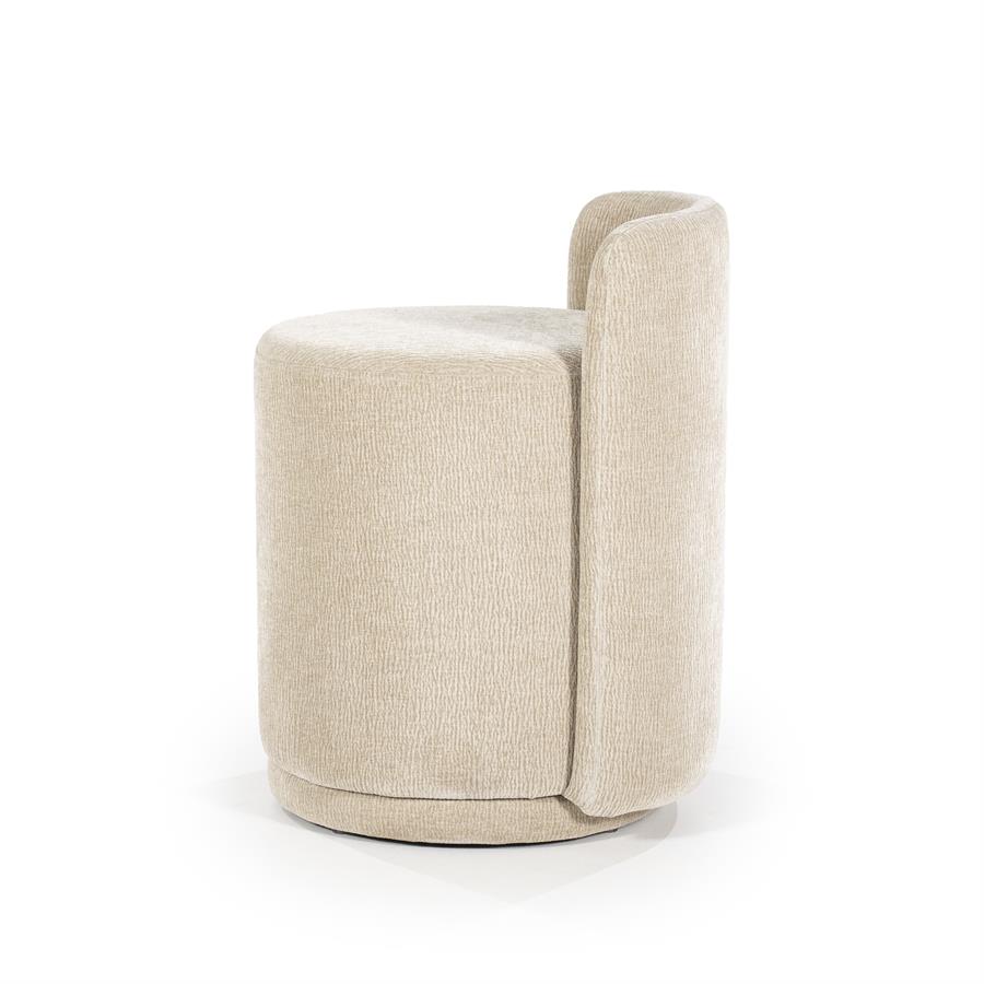 Pufas Marque | 240198 3 Pufas Marque, taupe spalvos, 43 × 48 × 63 cm