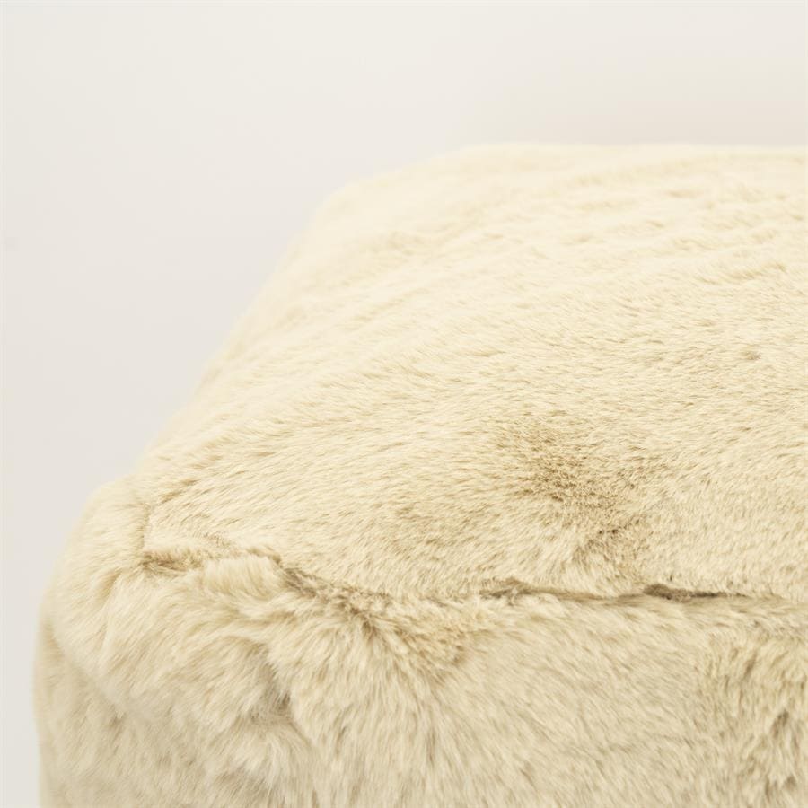 Pufas Mosa | 240203 3 Pufas Mosa, smėlio spalvos, 45 × 45 × 45 cm