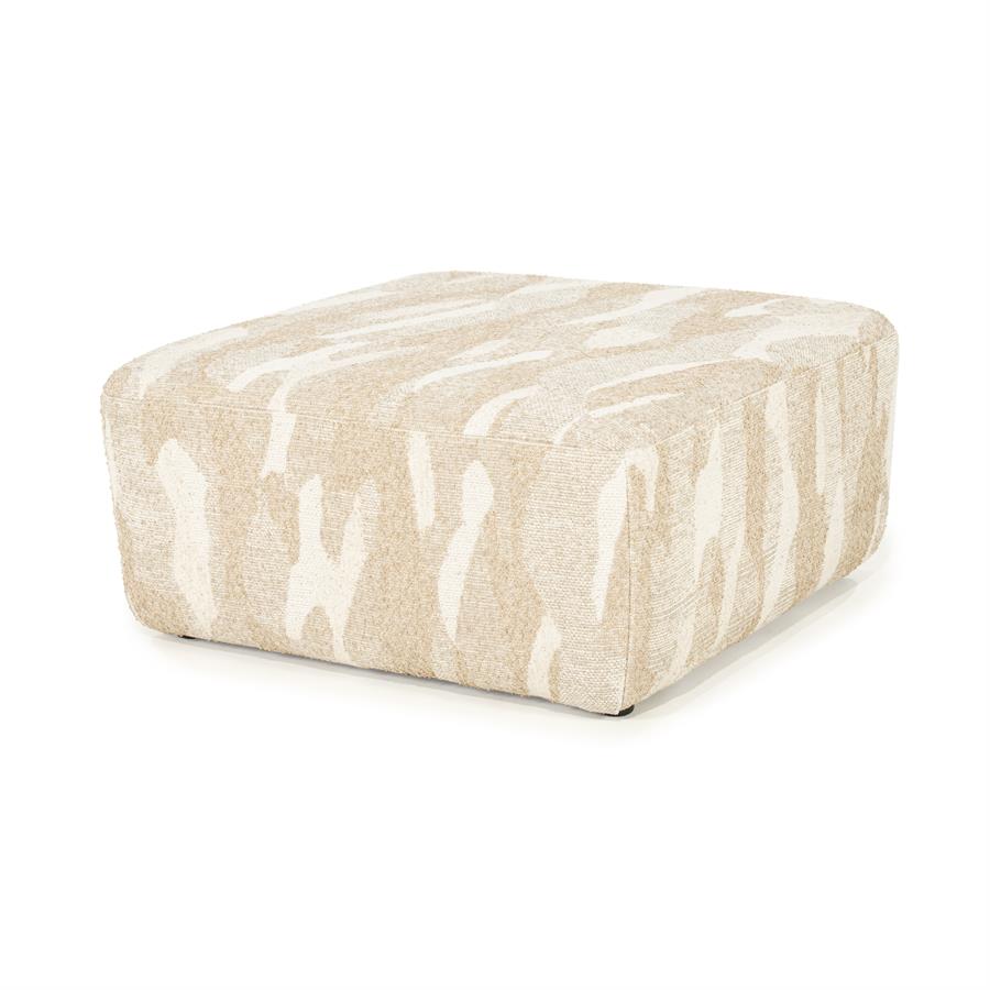 Pufas Rytm large | 250222 2 Pufas Rytm large, smėlio spalvos, 70 × 70 × 34 cm