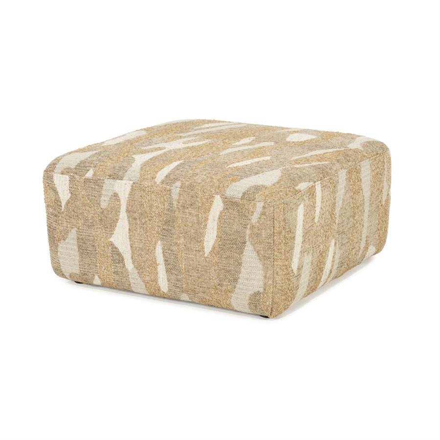 Pufas Rytm large | 250224 2 Pufas Rytm large, taupe spalvos, 70 × 70 × 34 cm