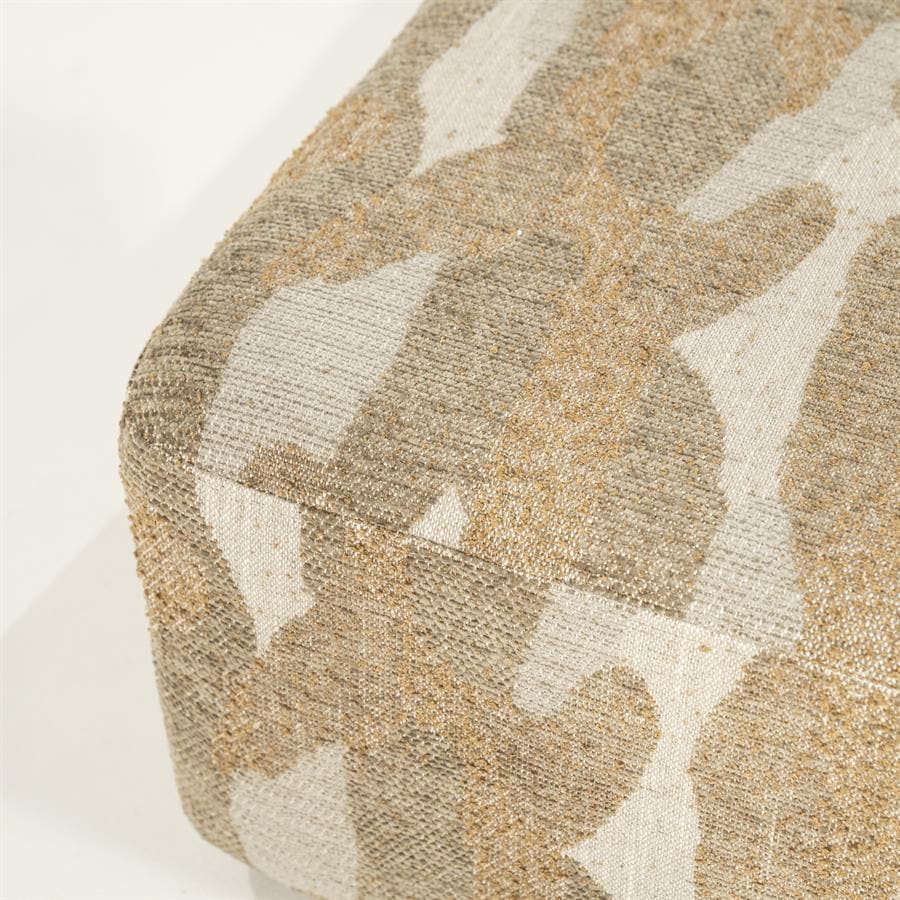 Pufas Rytm large | 250224 3 Pufas Rytm large, taupe spalvos, 70 × 70 × 34 cm