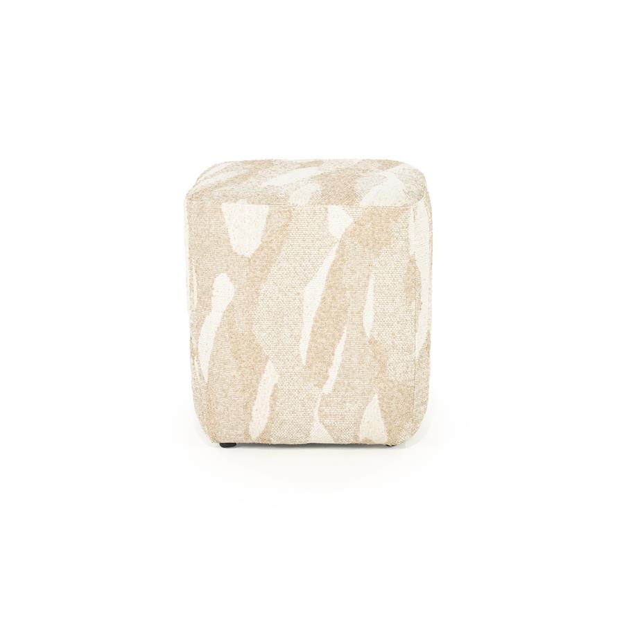 Pufas Rytm small, smėlio spalvos, 43 × 43 × 46 cm