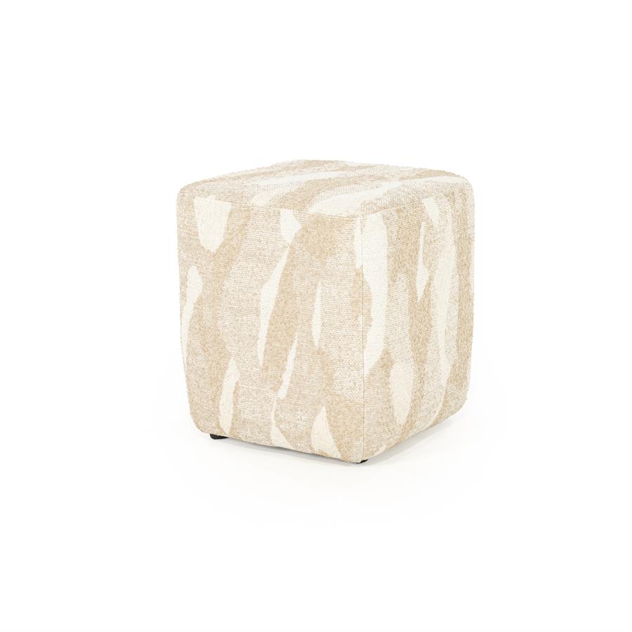 Pufas Rytm small | 250219 2 Pufas Rytm small, smėlio spalvos, 43 × 43 × 46 cm