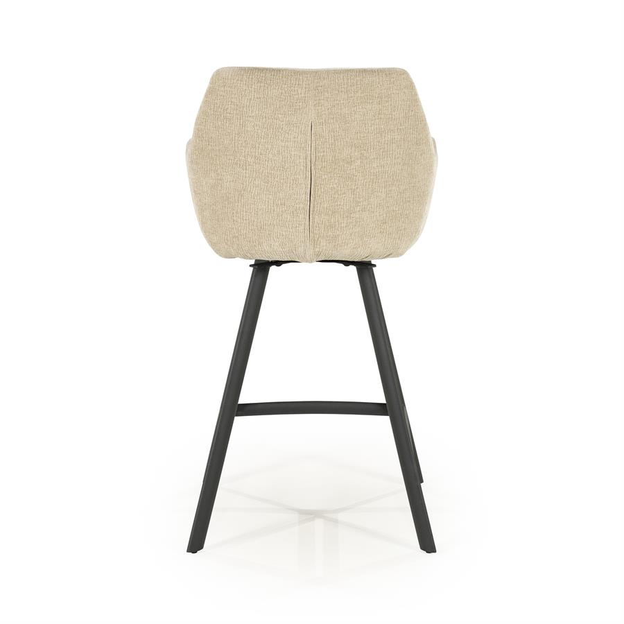 Pusbario kėdė Bliss with armrest | 250181 6 Pusbario kėdė Bliss with armrest, pilkai rudos spalvos, 52×56,5×96,5 cm