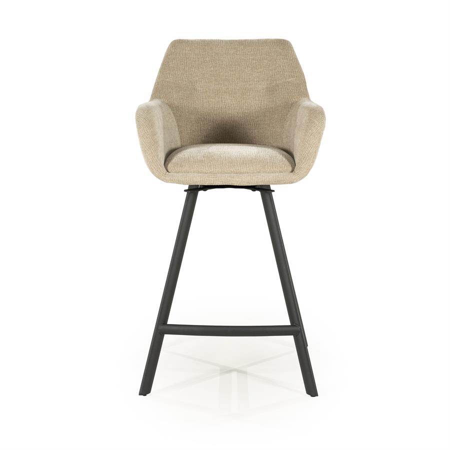 Pusbario kėdė Bliss with armrest | 250181 7 Pusbario kėdė Bliss with armrest, pilkai rudos spalvos, 52×56,5×96,5 cm