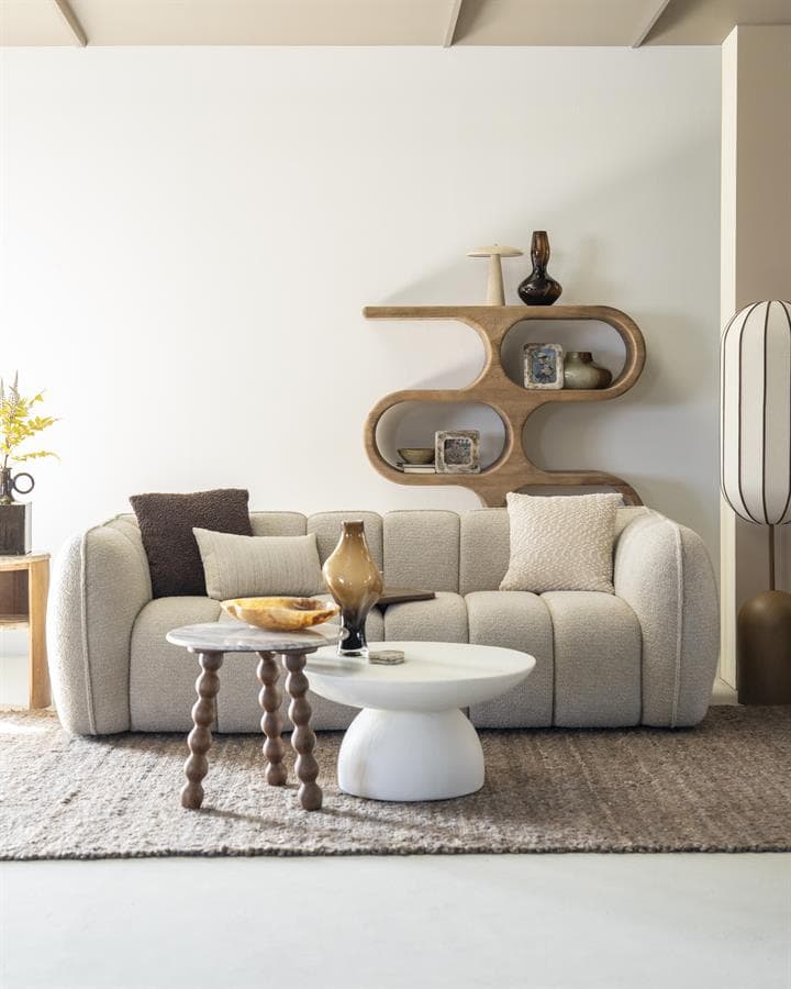 Sofa Cubetto | 260057 14 Sofa Cubetto, taupe spalvos, 220 × 102 × 69 cm