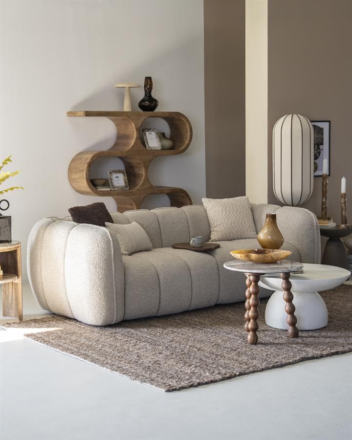 Sofa Cubetto | 260057 15 Sofa Cubetto, taupe spalvos, 220 × 102 × 69 cm