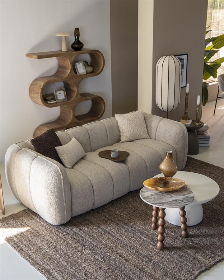 Sofa Cubetto | 260057 16 Sofa Cubetto, taupe spalvos, 220 × 102 × 69 cm