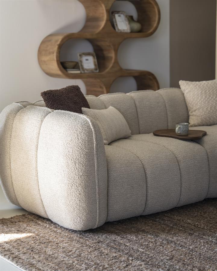 Sofa Cubetto | 260057 17 Sofa Cubetto, taupe spalvos, 220 × 102 × 69 cm
