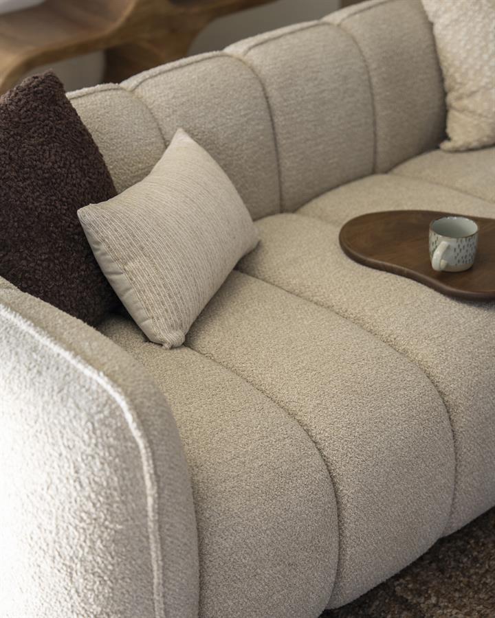 Sofa Cubetto | 260057 18 Sofa Cubetto, taupe spalvos, 220 × 102 × 69 cm
