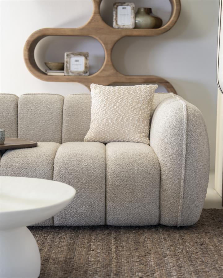Sofa Cubetto | 260057 19 Sofa Cubetto, taupe spalvos, 220 × 102 × 69 cm