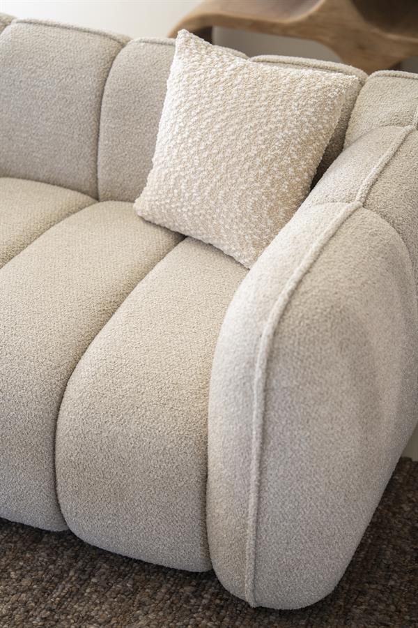Sofa Cubetto | 260057 20 Sofa Cubetto, taupe spalvos, 220 × 102 × 69 cm