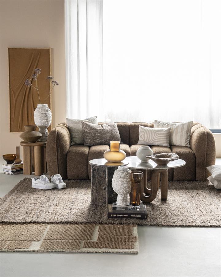 Sofa Cubetto | 260058 14 Sofa Cubetto, rudos spalvos, 220 × 102 × 69 cm