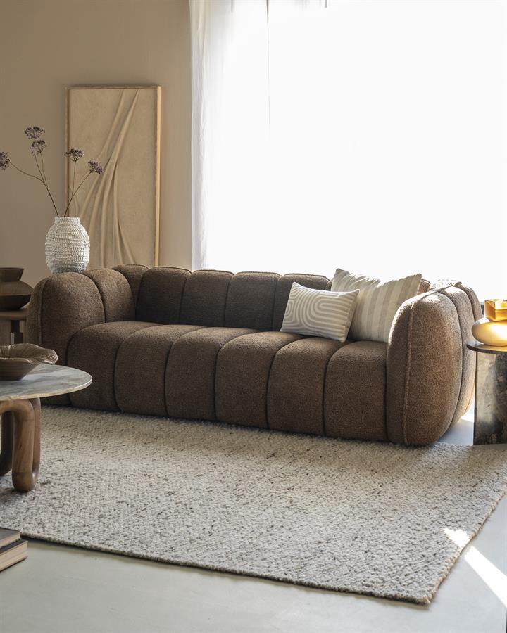 Sofa Cubetto | 260058 16 Sofa Cubetto, rudos spalvos, 220 × 102 × 69 cm
