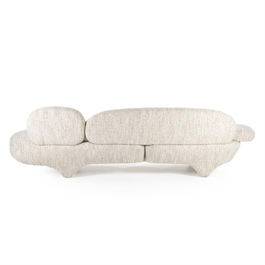 Sofa Jayden 95968 3 Sofa Jayden, beige Barkley audinys, 265 cm pločio