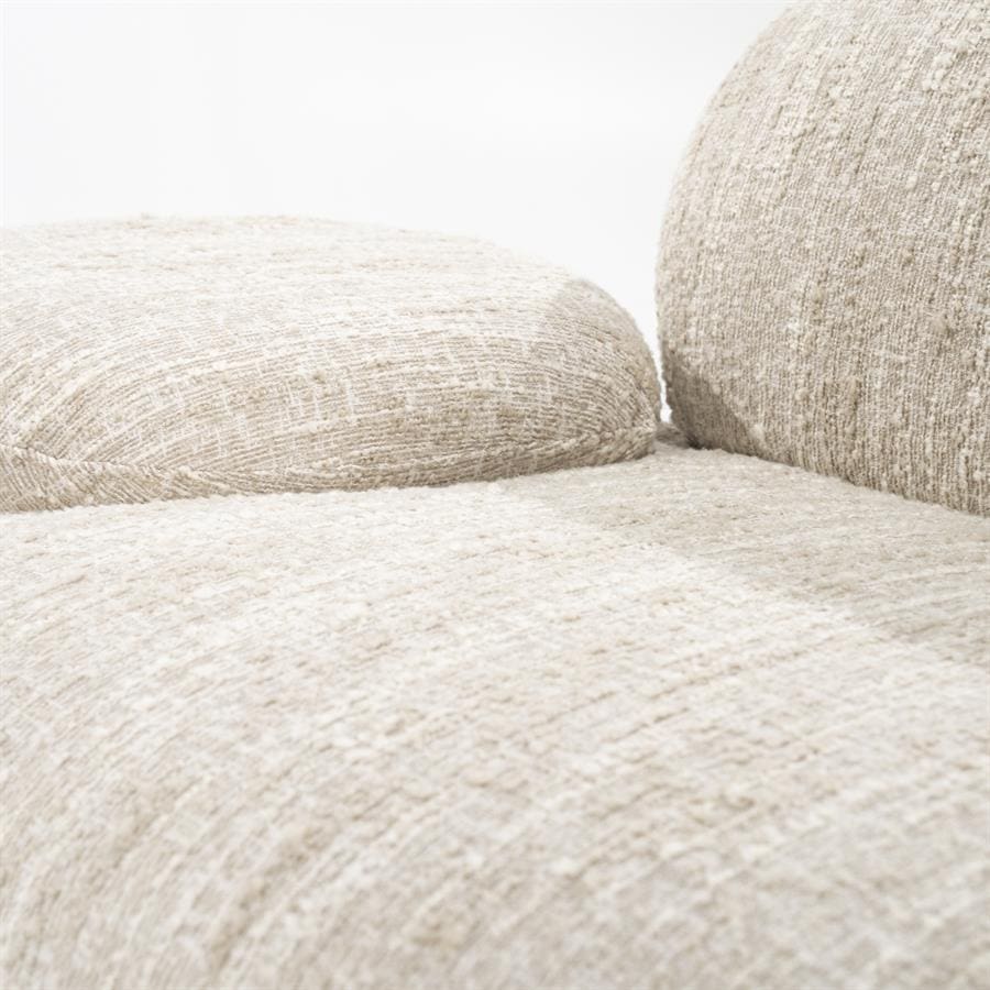 Sofa Jayden 95968 4 Sofa Jayden, beige Barkley audinys, 265 cm pločio