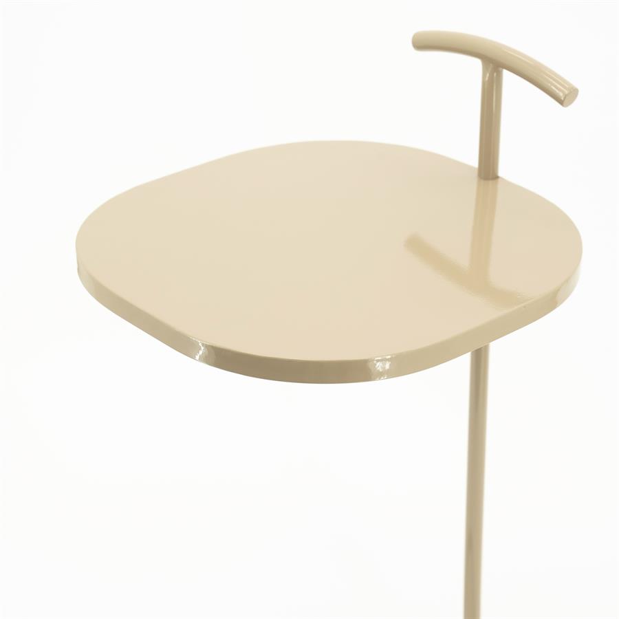 Soninis staliukas Buddy | 250282 2 Soninis staliukas Buddy, taupe atspalvio, 32×32×65 cm