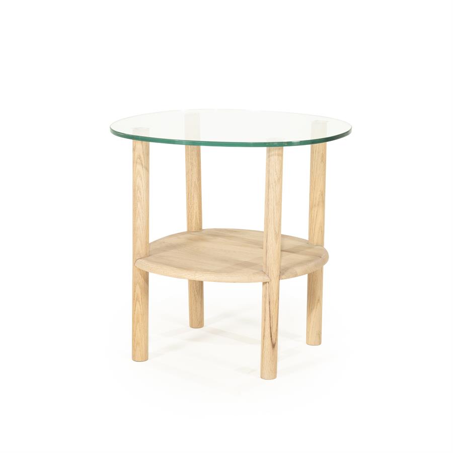 Soninis staliukas Cleo 96522 2 Šoninis staliukas Cleo 96522, natūrali, 50 × 45 × 50 cm
