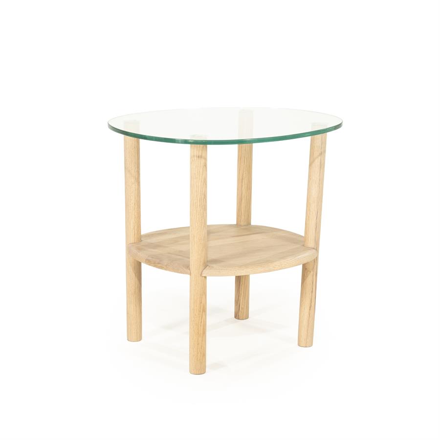 Soninis staliukas Cleo 96522 3 Šoninis staliukas Cleo 96522, natūrali, 50 × 45 × 50 cm